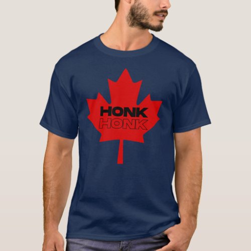 Honk Honk Canadian Trucker Freedom Convoy 2022  T_Shirt