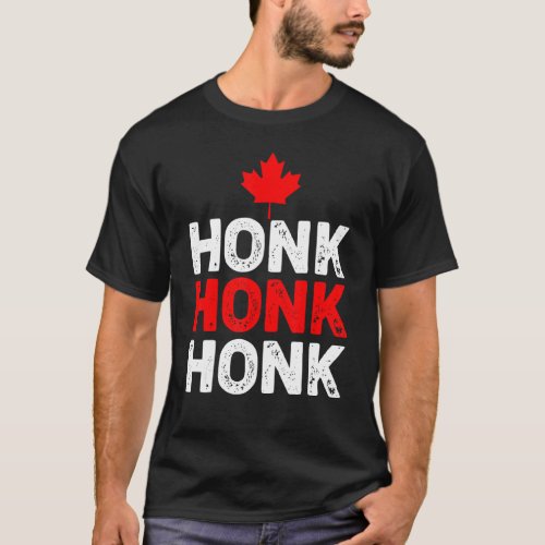 Honk Honk Canadian Truckers Rule Freedom Convoy 20 T_Shirt
