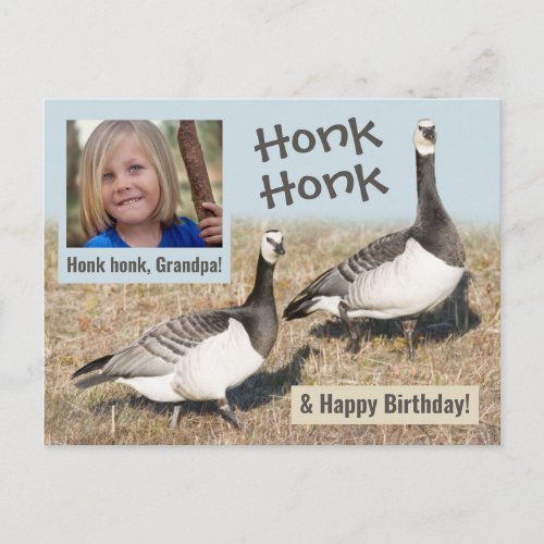 Honk honk  Grandpas birthday CC0317 Postcard