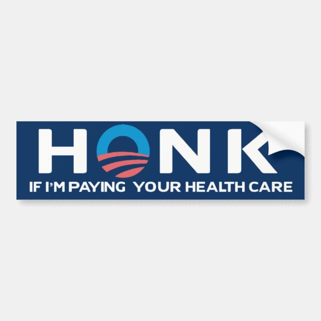 Honk If... Health Care Bumper Sticker (Front)