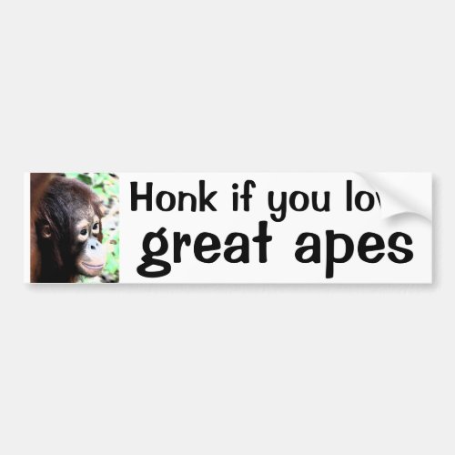 Honk if you love bumper sticker