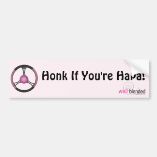 Honk if You're Hapa Bumper Sticker