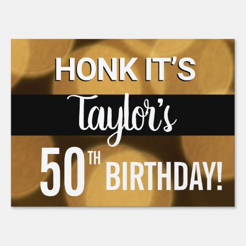Honk it's My Birthday Personalized 50th birthday
