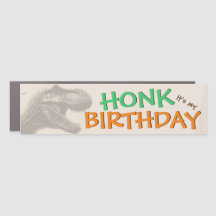 HONK it's my BIRTHDAY T-rex Dinosaur