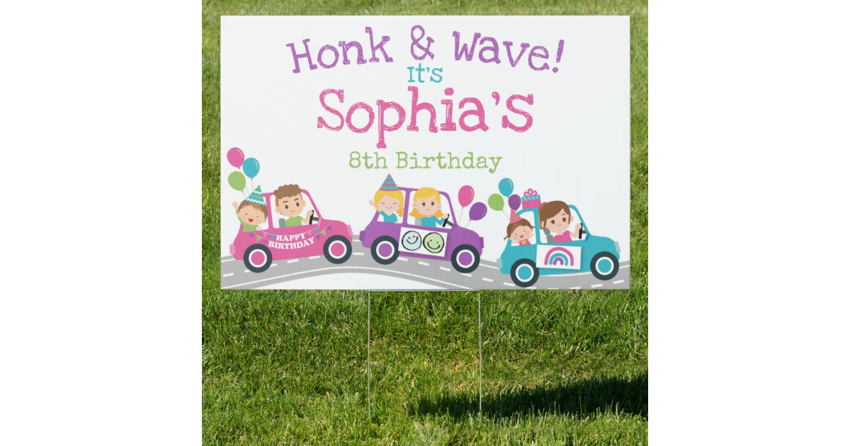 Honk Its My Birthday Yard Sign Zazzle