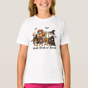 Honk Trick or Treat Halloween Goose Costume T-Shirt