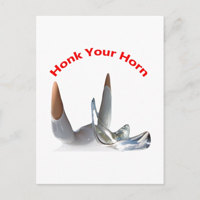 Honk Your Horn Postcard (Front)