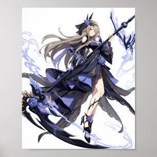 Honkai Impact 3rd Rita Rossweisse Fallen Rosemary Poster