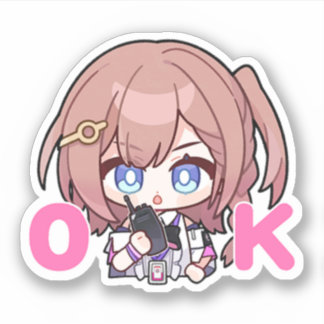 Honkai Star Rail Chibi Asta Sticker