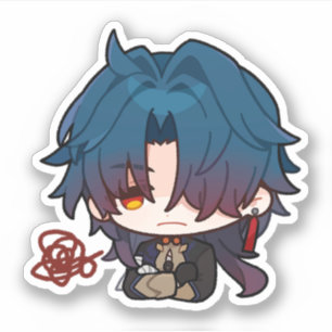 Honkai Star Rail Chibi Blade Annoyed Sticker
