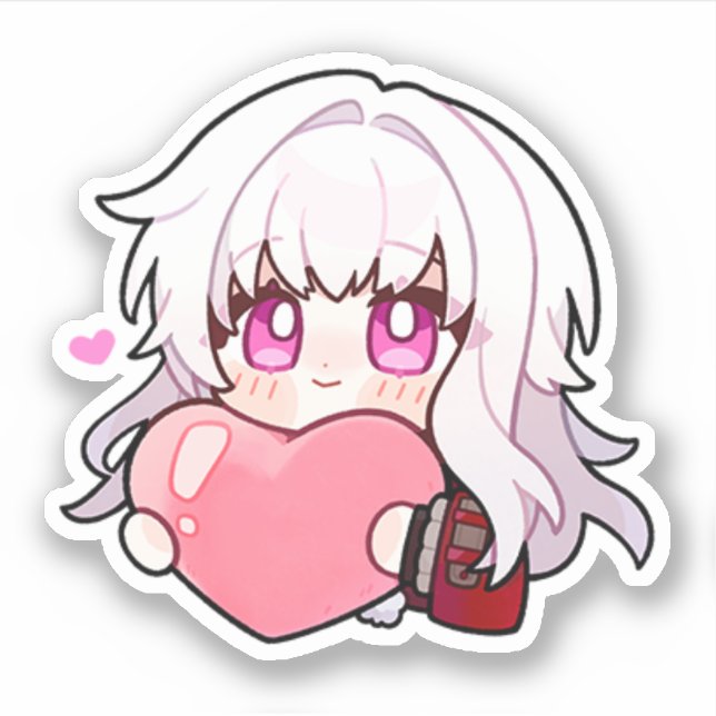 Honkai Star Rail Chibi Clara Sticker (Front)