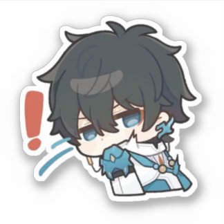 Honkai Star Rail Chibi Dan Heng Surprise Sticker