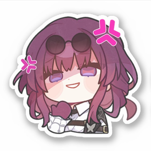 Honkai Star Rail Chibi Kafka Sticker (Front)