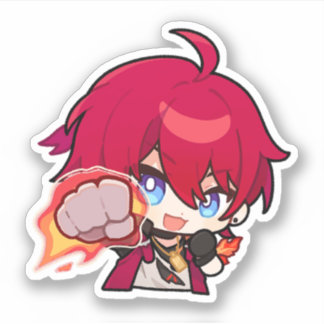 Honkai Star Rail Chibi Luka Sticker