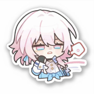 Honkai Star Rail Chibi March 7th Sticker
