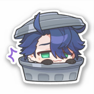 Honkai Star Rail Chibi Sampo Trash Sticker
