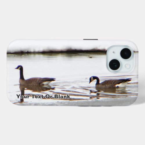 Honkers _ Canada Geese iPhone 15 Case