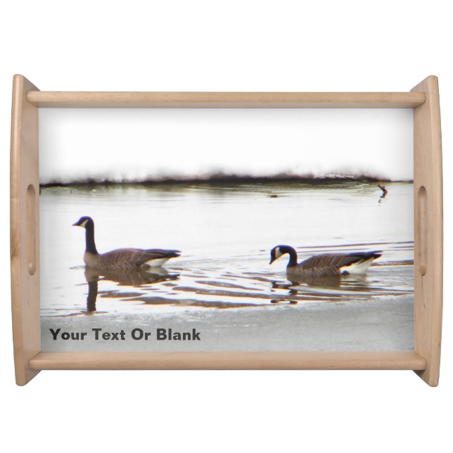 Honkers - Canada Geese Serving Tray (Front)