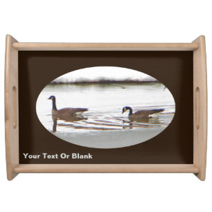 Honkers - Canada Geese Serving Tray