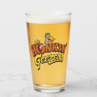 Honkin' Geezers Pint Beer Glass