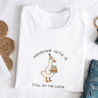 Honking Into Birthday Goose Funny Custom Age