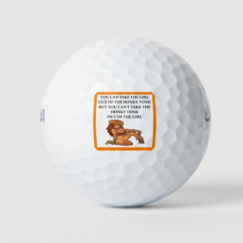 honky golf balls