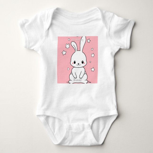 Honney Bunny Baby Bodysuit (Front)