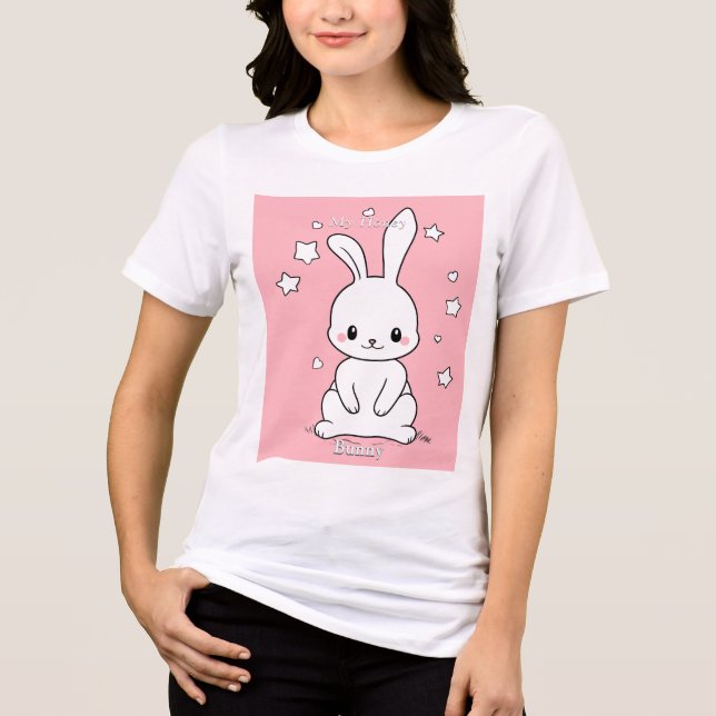 Honney Bunny Tri-Blend Shirt (Front)