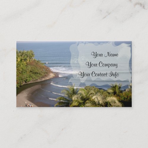 Honoli'i Beach Business Card Template