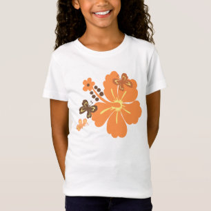 Honolua Butterfly and Hawaiian Hibiscus T-Shirt