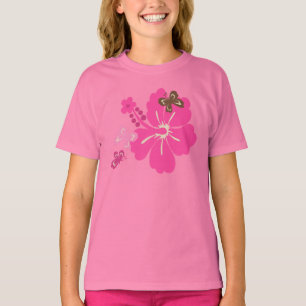Honolua Butterfly and Hawaiian Hibiscus T-Shirt