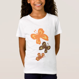 Honolua Butterfly Cartoon Kids Design T-Shirt