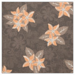Honolua Plumeria Hawaiian Tropical Print Fabric