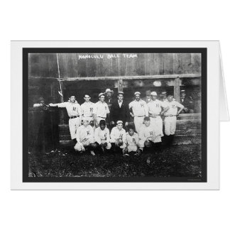 Honolulu Baseball Team 1910 Cards