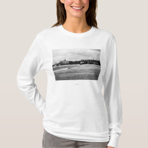 Honolulu, HA - View of Moana & Royal Hawaiian T-Shirt