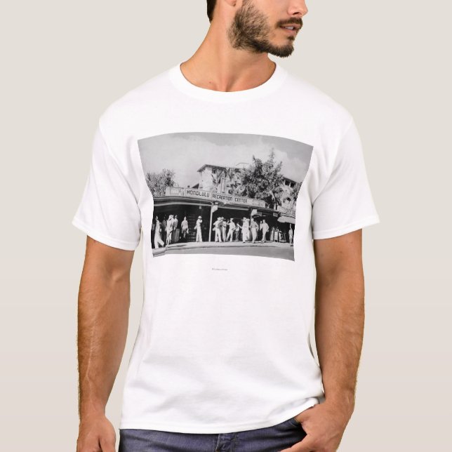 Honolulu, HA - View of the Honolulu T-Shirt (Front)