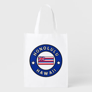 Honolulu Hawaii Grocery Bag
