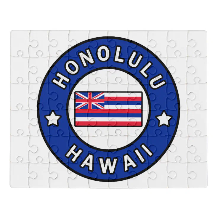 Honolulu Hawaii Jigsaw Puzzle Zazzle
