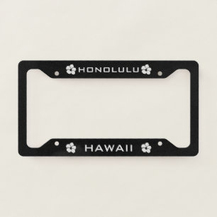 Honolulu Hawaii License Plate Frame