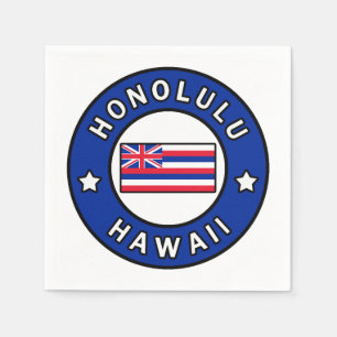 Honolulu Hawaii Paper Napkins