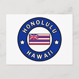 Honolulu Hawaii Postcard
