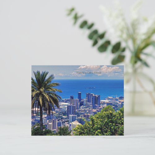 Honolulu Hawaii  Postcard