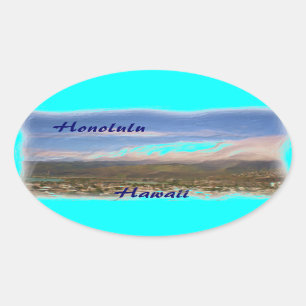 Honolulu Hawaii sticker