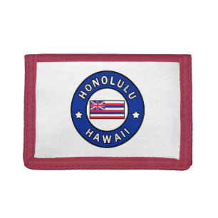 Honolulu Hawaii Tri-fold Wallet