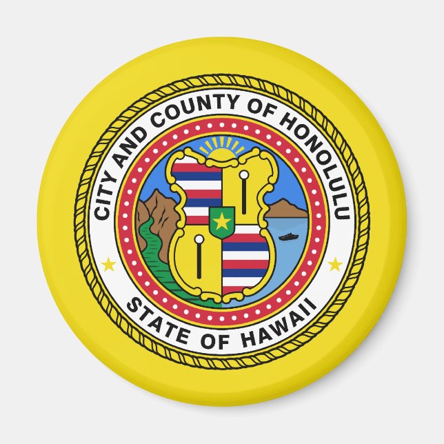 Honolulu, Hawaii, United States Magnet (Front)