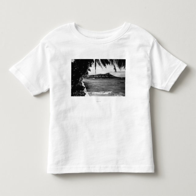 Honolulu, Hawaii - View of Diamond Head Toddler T-shirt (Front)