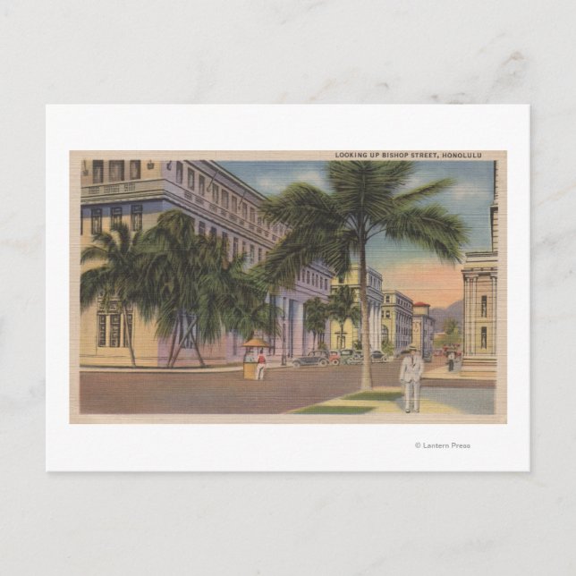 Honolulu, HIView of Bishop St.Honolulu, HI Postcard (Front)