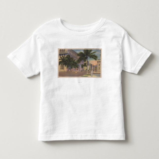 Honolulu, HIView of Bishop St.Honolulu, HI Toddler T-shirt (Front)