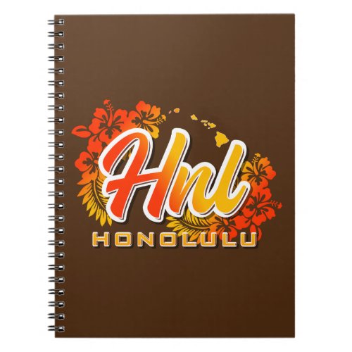 Honolulu HNL Airport Code Notebook