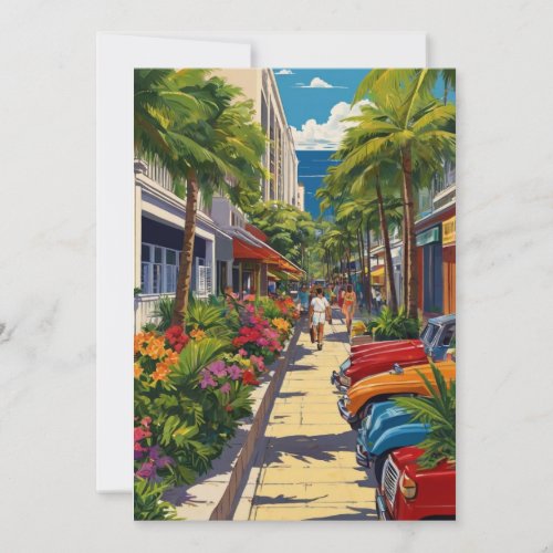 Honolulu Hues A Matisse_inspired Summer Dream Holiday Card